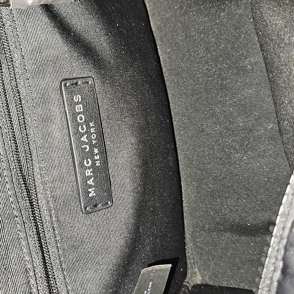 Marc Jacobs Black Crossbody Tote with Logo Patch - Picture 6 of 13